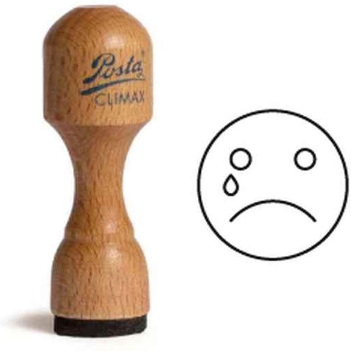 POSTA Prêt à stamper | Smiley-stempel | 18MM | bedroefd 2